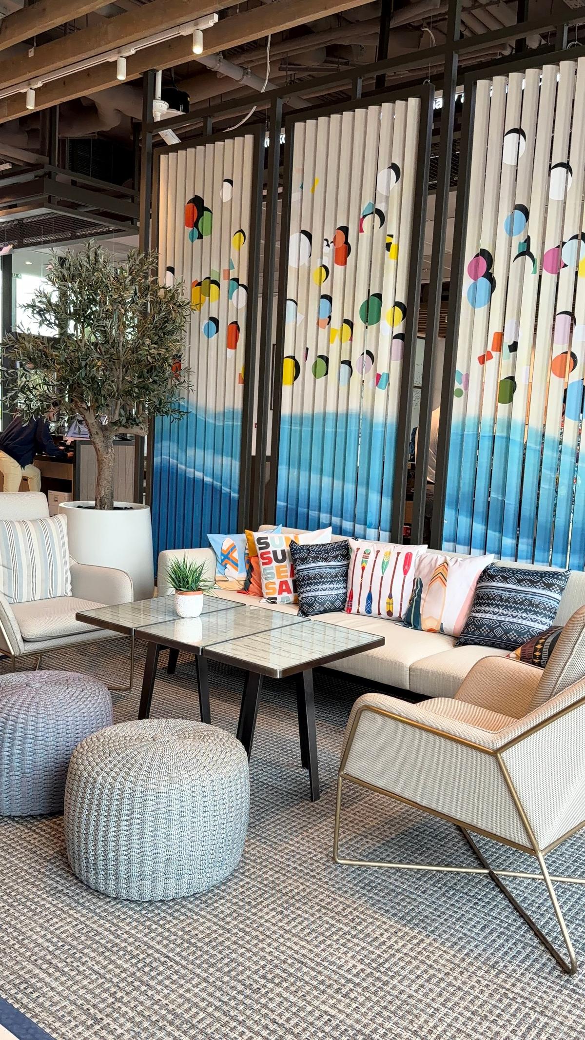 Colourful lounge décor styled by BGLIFEHOME